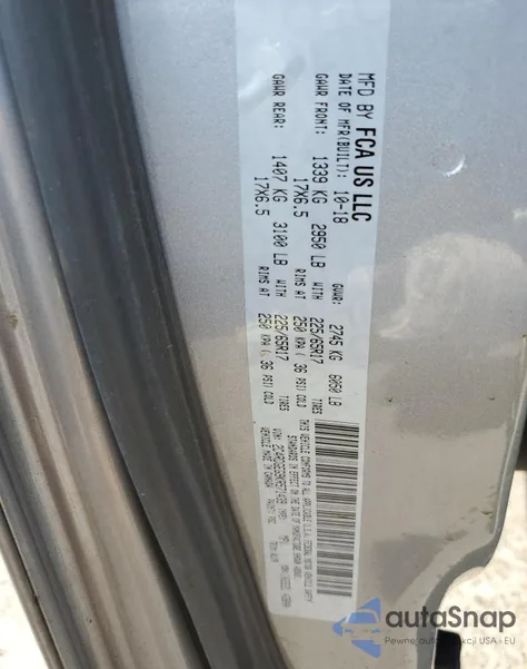 2019 Dodge Grand Caravan Gt из США, поврежденный, VIN 2C4RDGEG9KR571439